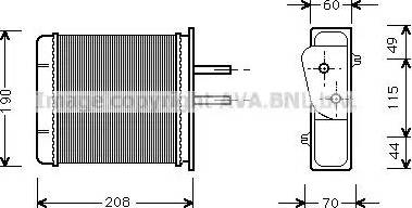 Ava Quality Cooling FT 6150 - Siltummainis, Salona apsilde www.autospares.lv