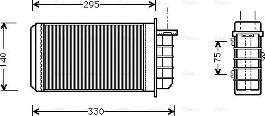 Ava Quality Cooling FT 6183 - Siltummainis, Salona apsilde www.autospares.lv