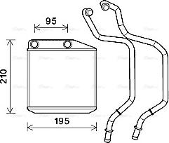 Ava Quality Cooling FT 6313 - Siltummainis, Salona apsilde www.autospares.lv