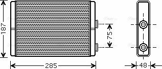 Ava Quality Cooling FT 6325 - Siltummainis, Salona apsilde www.autospares.lv