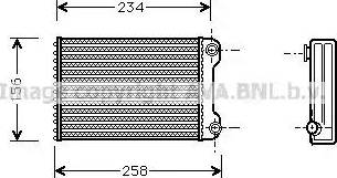 Ava Quality Cooling FT 6242 - Siltummainis, Salona apsilde www.autospares.lv