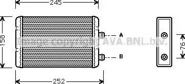 Ava Quality Cooling FT 6220 - Siltummainis, Salona apsilde www.autospares.lv