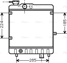 Ava Quality Cooling FTA2028 - Radiators, Motora dzesēšanas sistēma www.autospares.lv