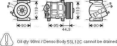 Ava Quality Cooling FTAK330 - Kompresors, Gaisa kond. sistēma www.autospares.lv