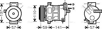 Ava Quality Cooling FTAK333 - Kompresors, Gaisa kond. sistēma autospares.lv