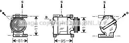 Ava Quality Cooling FT K090 - Kompresors, Gaisa kond. sistēma www.autospares.lv