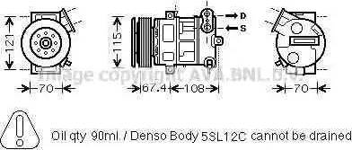 Ava Quality Cooling FT K331 - Kompresors, Gaisa kond. sistēma autospares.lv