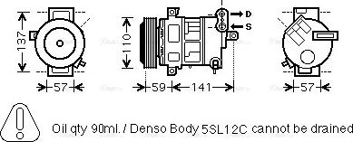 Ava Quality Cooling FT K333 - Kompresors, Gaisa kond. sistēma autospares.lv