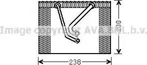 Ava Quality Cooling FTV377 - Iztvaikotājs, Gaisa kondicionēšanas sistēma www.autospares.lv