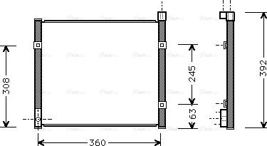 Ava Quality Cooling HD 5095 - Kondensators, Gaisa kond. sistēma www.autospares.lv