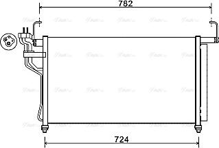 Ava Quality Cooling HY5315D - Kondensators, Gaisa kond. sistēma www.autospares.lv