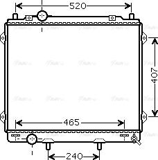 Ava Quality Cooling HY 2162 - Radiators, Motora dzesēšanas sistēma www.autospares.lv