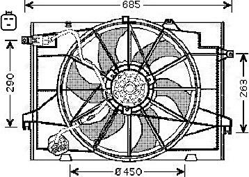 Ava Quality Cooling HY 7519 - Ventilators, Motora dzesēšanas sistēma www.autospares.lv