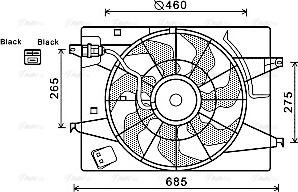 Ava Quality Cooling HY 7533 - Ventilators, Motora dzesēšanas sistēma www.autospares.lv