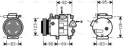 Ava Quality Cooling HYAK239 - Kompresors, Gaisa kond. sistēma www.autospares.lv