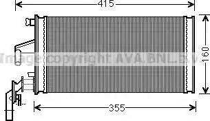 Ava Quality Cooling IV6096 - Siltummainis, Salona apsilde www.autospares.lv