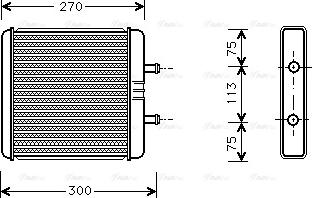 Ava Quality Cooling IV 6048 - Siltummainis, Salona apsilde www.autospares.lv