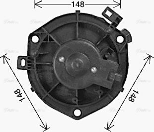 Ava Quality Cooling IV8503 - Salona ventilators www.autospares.lv