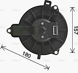 Ava Quality Cooling IV8502 - Salona ventilators www.autospares.lv