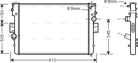 Ava Quality Cooling IV 2057 - Radiators, Motora dzesēšanas sistēma www.autospares.lv