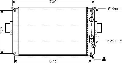 Ava Quality Cooling IV 2022 - Radiators, Motora dzesēšanas sistēma www.autospares.lv