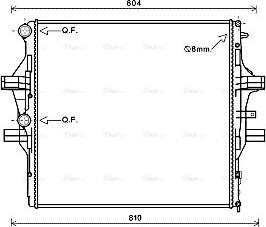 Ava Quality Cooling IV2125 - Radiators, Motora dzesēšanas sistēma www.autospares.lv