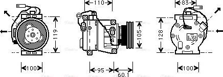 Ava Quality Cooling IV K064 - Kompresors, Gaisa kond. sistēma www.autospares.lv