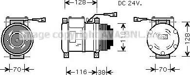 Ava Quality Cooling IV K072 - Kompresors, Gaisa kond. sistēma www.autospares.lv