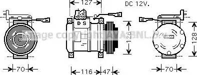 Ava Quality Cooling IV K077 - Kompresors, Gaisa kond. sistēma www.autospares.lv