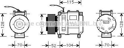 Ava Quality Cooling JDK002 - Kompresors, Gaisa kond. sistēma www.autospares.lv