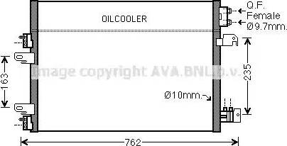 Ava Quality Cooling JE5060 - Kondensators, Gaisa kond. sistēma www.autospares.lv