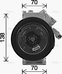 Ava Quality Cooling JEAK086 - Kompresors, Gaisa kond. sistēma www.autospares.lv