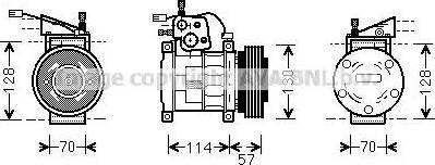 Ava Quality Cooling JE K034 - Kompresors, Gaisa kond. sistēma www.autospares.lv