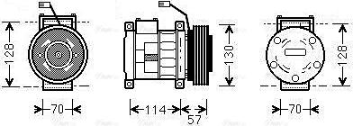 Ava Quality Cooling JEAK034 - Kompresors, Gaisa kond. sistēma www.autospares.lv