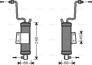 Ava Quality Cooling JE D036 - Sausinātājs, Kondicionieris www.autospares.lv