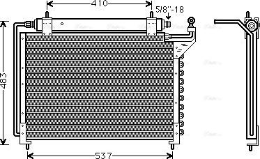 Ava Quality Cooling JR5013D - Kondensators, Gaisa kond. sistēma www.autospares.lv