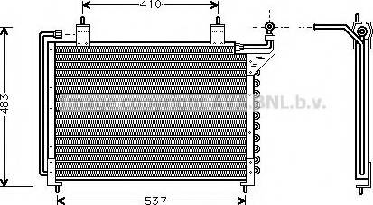 Ava Quality Cooling JR 5013 - Kondensators, Gaisa kond. sistēma www.autospares.lv