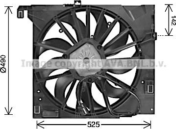 Ava Quality Cooling JR7502 - Ventilators, Motora dzesēšanas sistēma www.autospares.lv