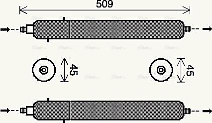 Ava Quality Cooling JR D002 - Sausinātājs, Kondicionieris www.autospares.lv