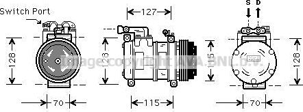 Ava Quality Cooling JRK058 - Kompresors, Gaisa kond. sistēma www.autospares.lv