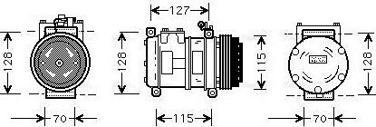 Ava Quality Cooling JR K031 - Kompresors, Gaisa kond. sistēma www.autospares.lv