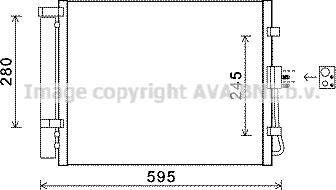 Ava Quality Cooling KA5150D - Kondensators, Gaisa kond. sistēma www.autospares.lv