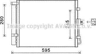 Ava Quality Cooling KA5150 - Kondensators, Gaisa kond. sistēma www.autospares.lv