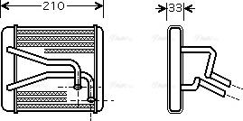 Ava Quality Cooling KA6049 - Siltummainis, Salona apsilde www.autospares.lv