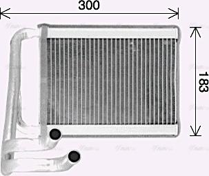 Ava Quality Cooling KA6306 - Siltummainis, Salona apsilde www.autospares.lv