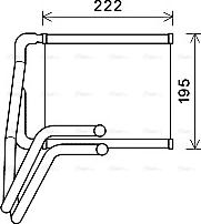 Ava Quality Cooling KA6276 - Siltummainis, Salona apsilde www.autospares.lv