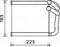 Ava Quality Cooling KA6270 - Siltummainis, Salona apsilde www.autospares.lv