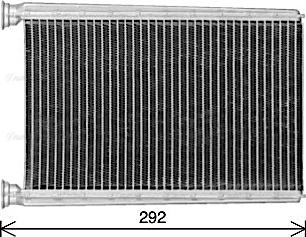 Ava Quality Cooling ME6347 - Heat Exchanger, interior heating www.autospares.lv