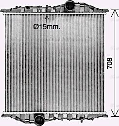 Ava Quality Cooling ME2313N - Radiators, Motora dzesēšanas sistēma www.autospares.lv