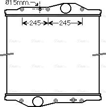 Ava Quality Cooling ME2247N - Radiators, Motora dzesēšanas sistēma www.autospares.lv